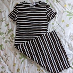 Striped Zara bodycon dress
